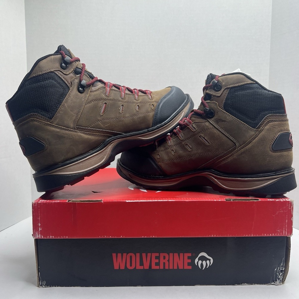 Wolverine Edge LX Mens Size 12 EW Brown CarbonMax Work Boots W10552 NIB